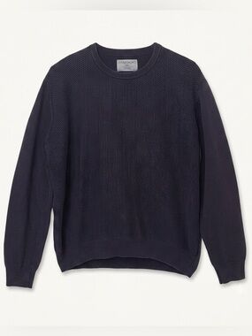 Coastaoro Sorenson Men’s XL Long Sleeve Navy Blue Textured Sweater